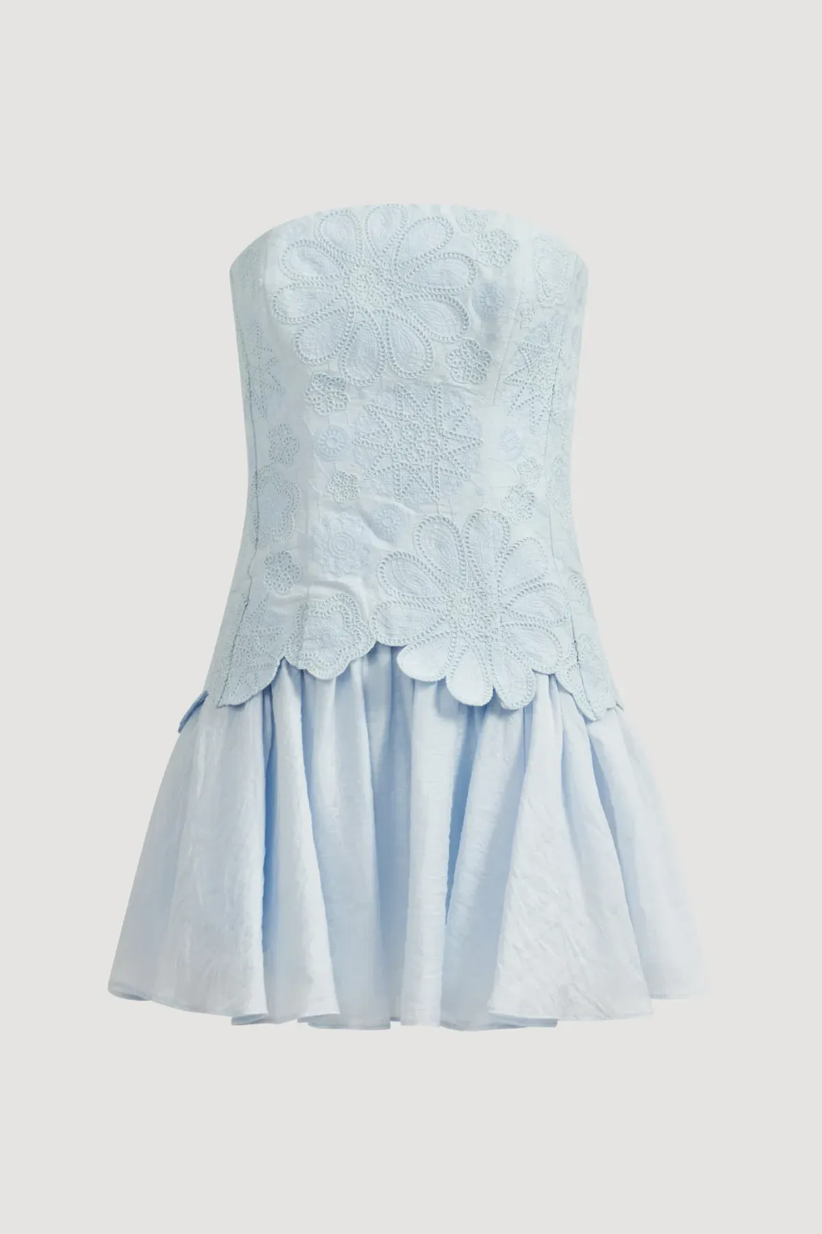 GIA EMBROIDERED MINI DRESS Size 6 - Image 1