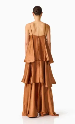 Elliatt Tilly Tiered Maxi- Toffee S for rent on The Volte - image 2