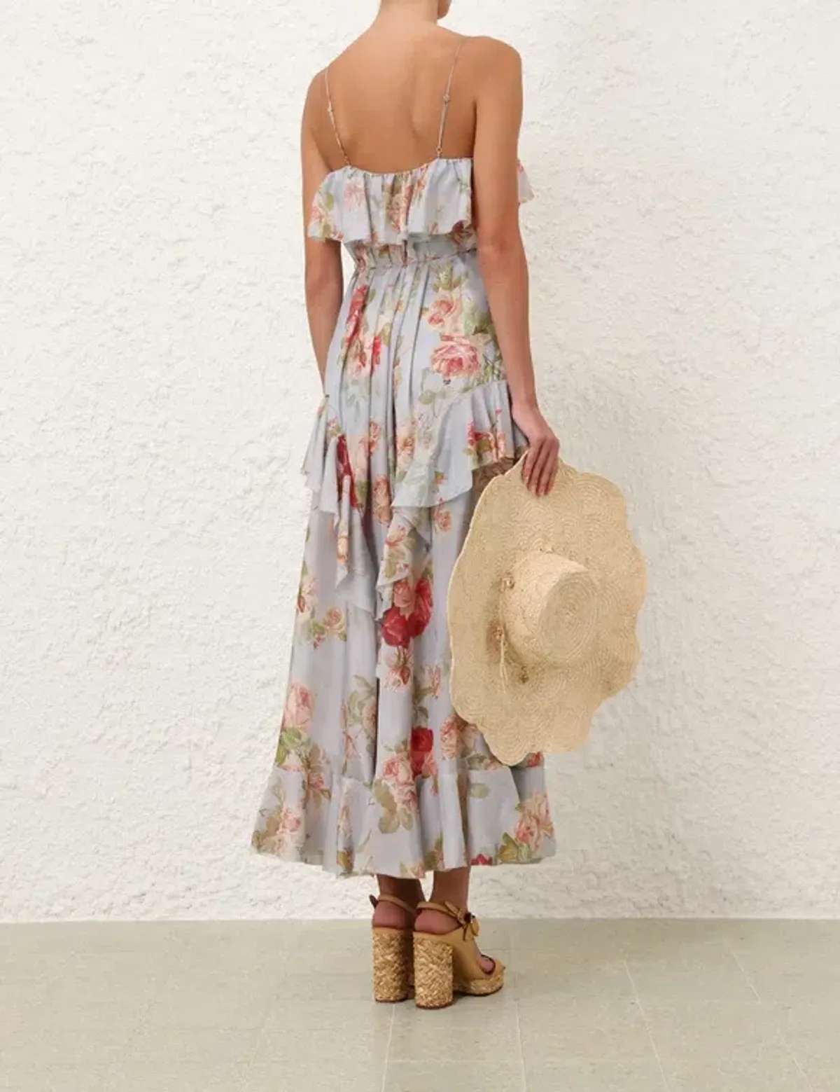 Zimmermann Roselight Frill Maxi Dress - Size 4 / AU16 - Image 3