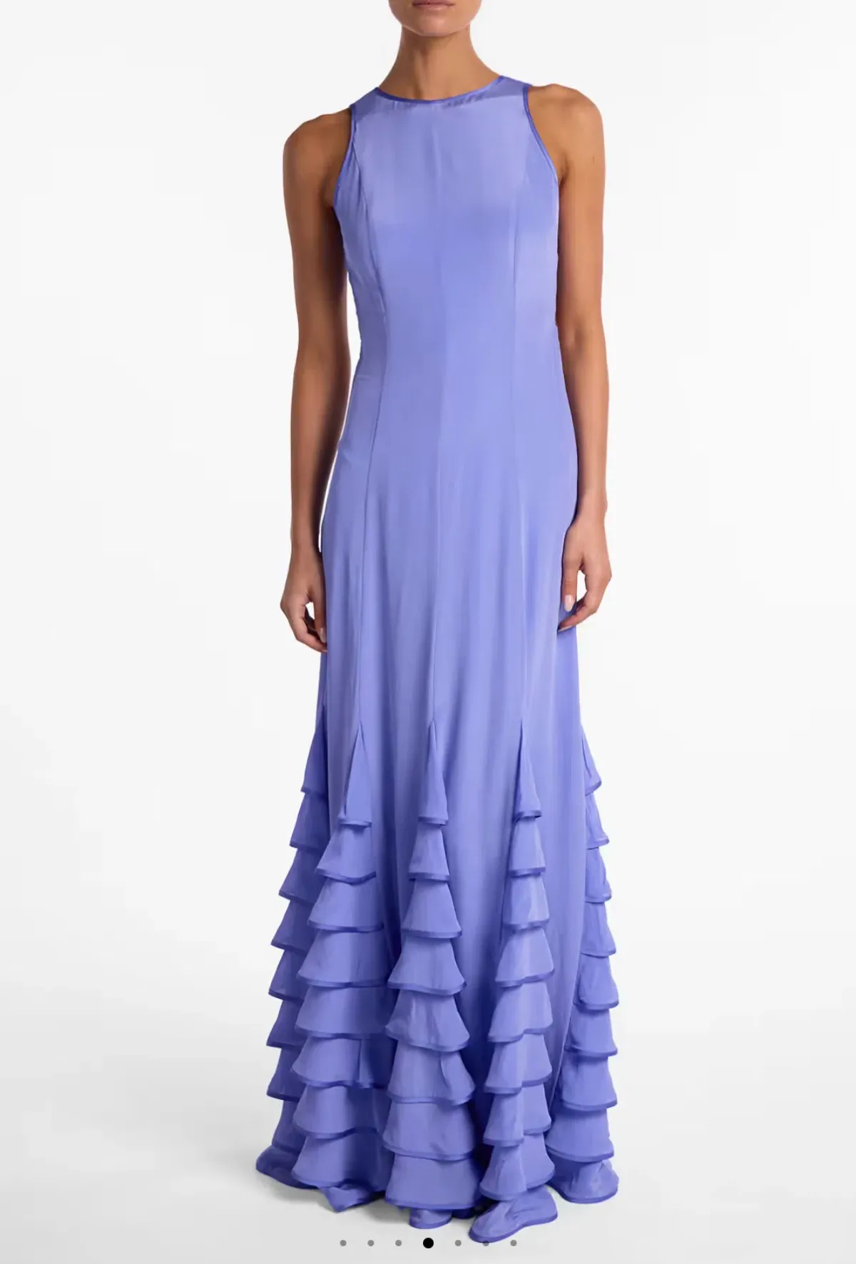 Same - Tired Chiffon Gown size 6 - Image 2