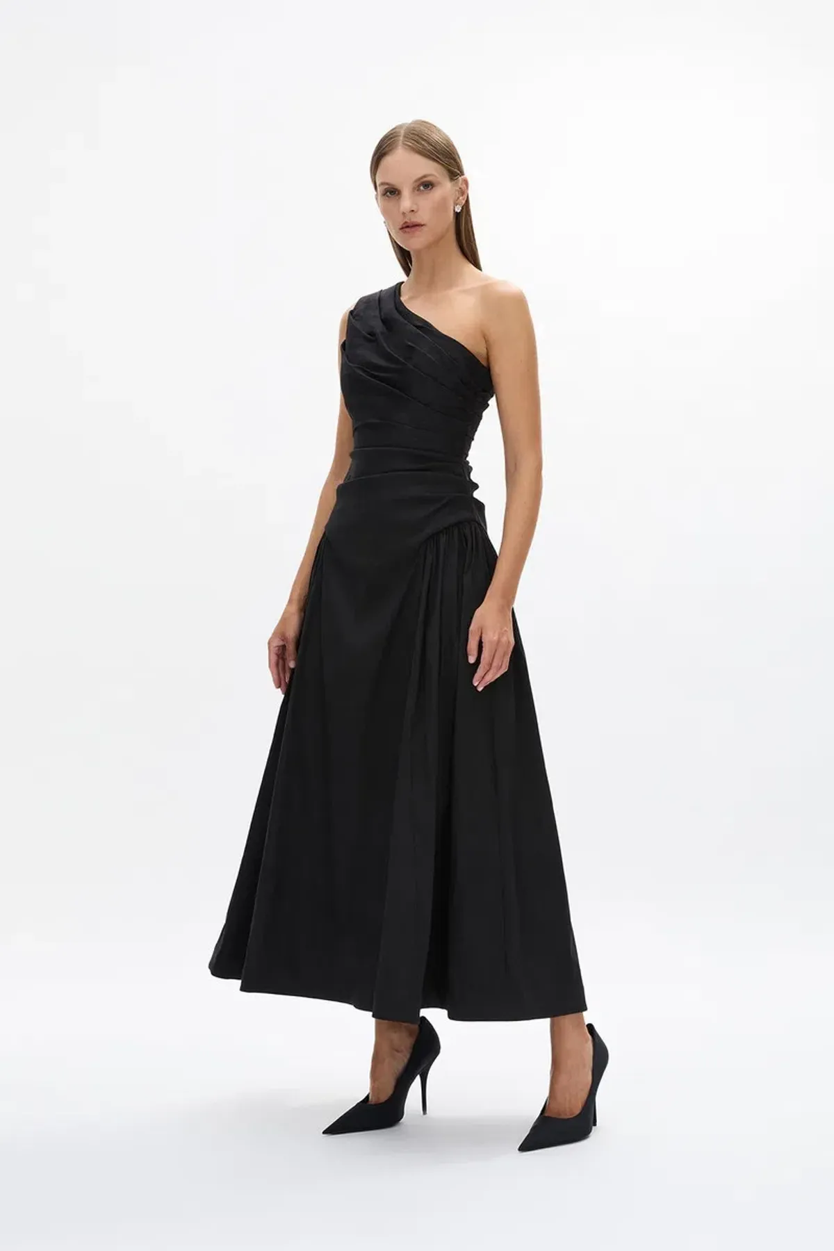 Rachel Gilbert Banksia Dress Black 2/AU10 - Image 2