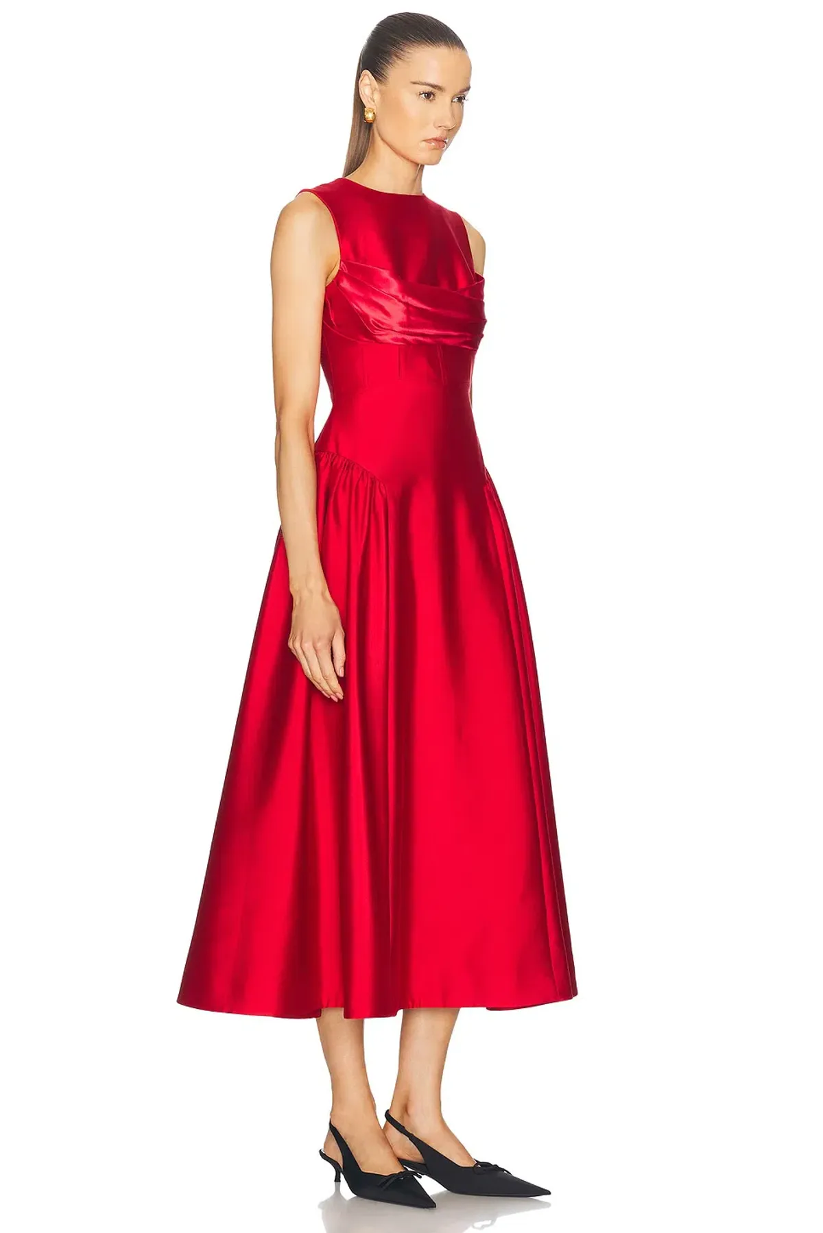 Rachel Gilbert Sawyer Dress Red Size 2/AU10 - Image 2