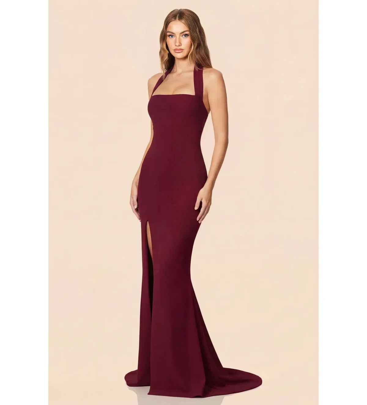Nookie Boulevard Gown in Wine Size XS/AU6 - Image 1