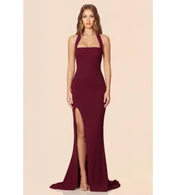 Nookie Boulevard Gown in Wine Size M/AU10 for rent on The Volte - image 2