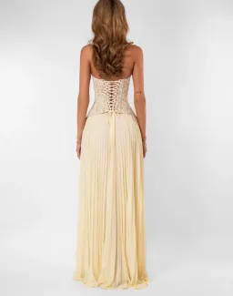 Fenity Gaia Dress in Butter Yellow Size XS/6 for rent on The Volte - image 2