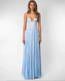 Fenity Gaia Dress in Blue Size XS/6 for rent on The Volte - image 1