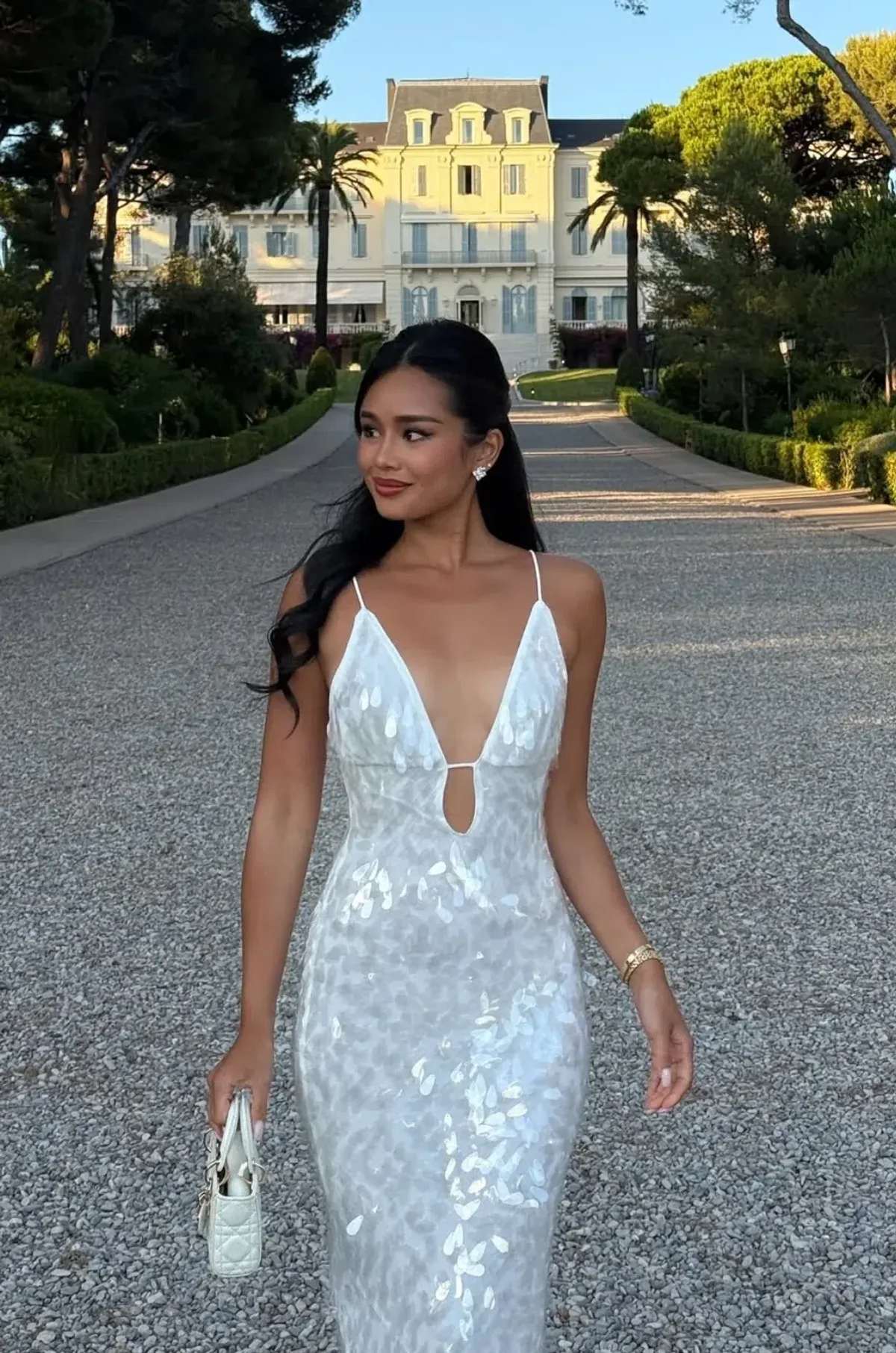 Misha Sapphire white gown size XS - Image 2
