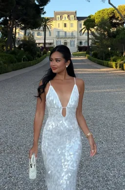 Misha Sapphire white gown size XS for rent on The Volte - image 2