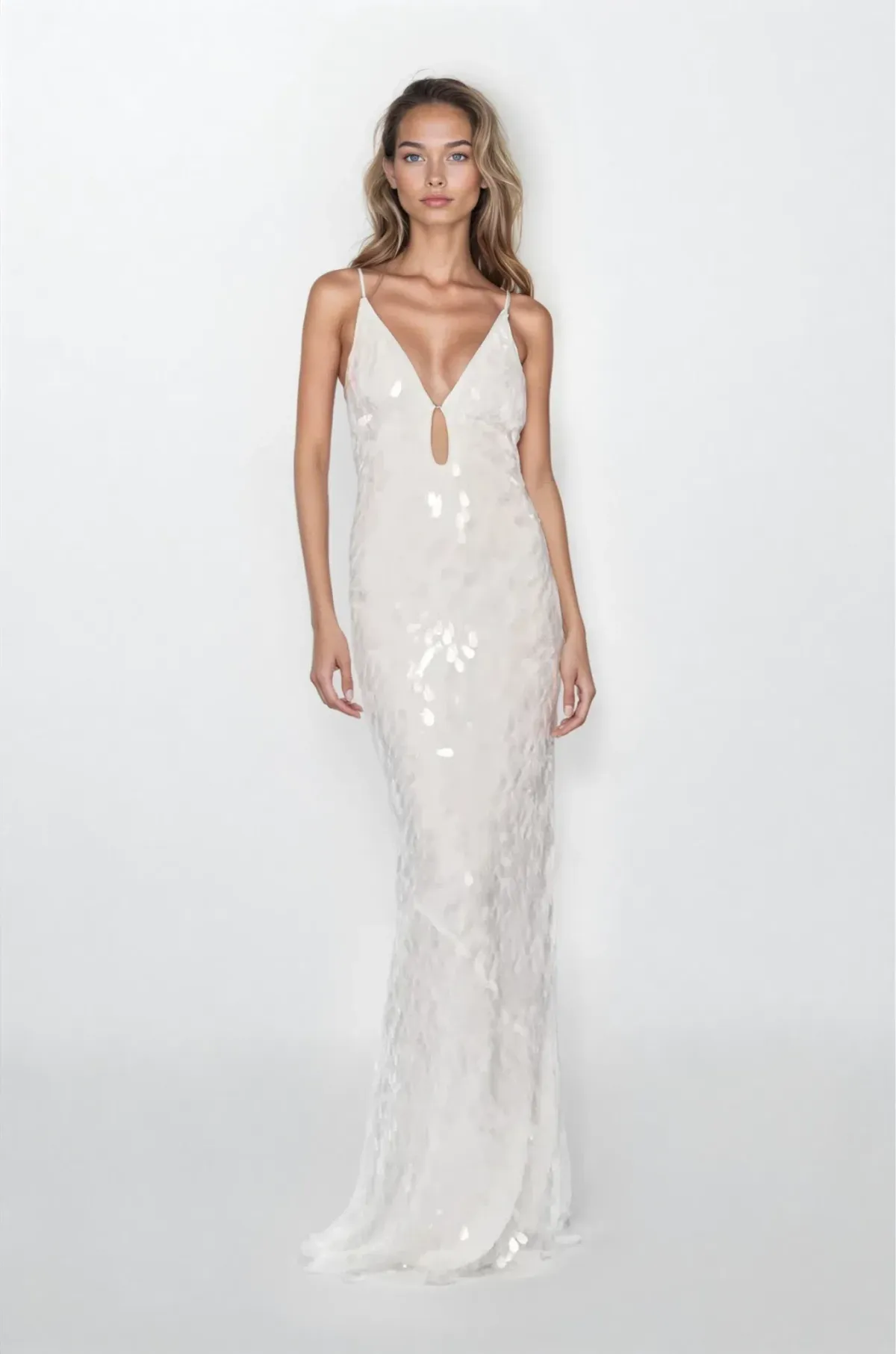 Misha Sapphire white gown size XS - Image 5