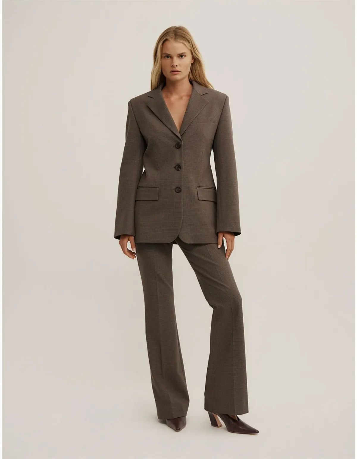 Witchery Houndstooth Blazer Size 10 AU - Image 2