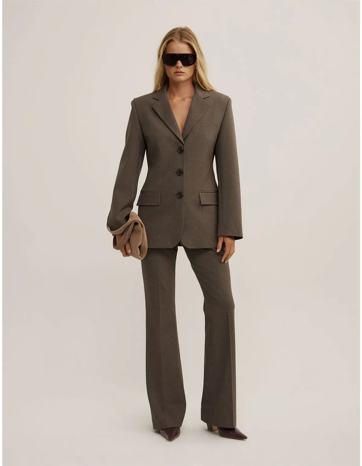 Witchery Houndstooth Blazer Size 10 AU - Image 4
