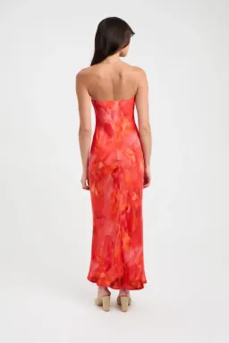 Kookai Zya Slip Dress - Coral Red - XS for rent on The Volte - image 2