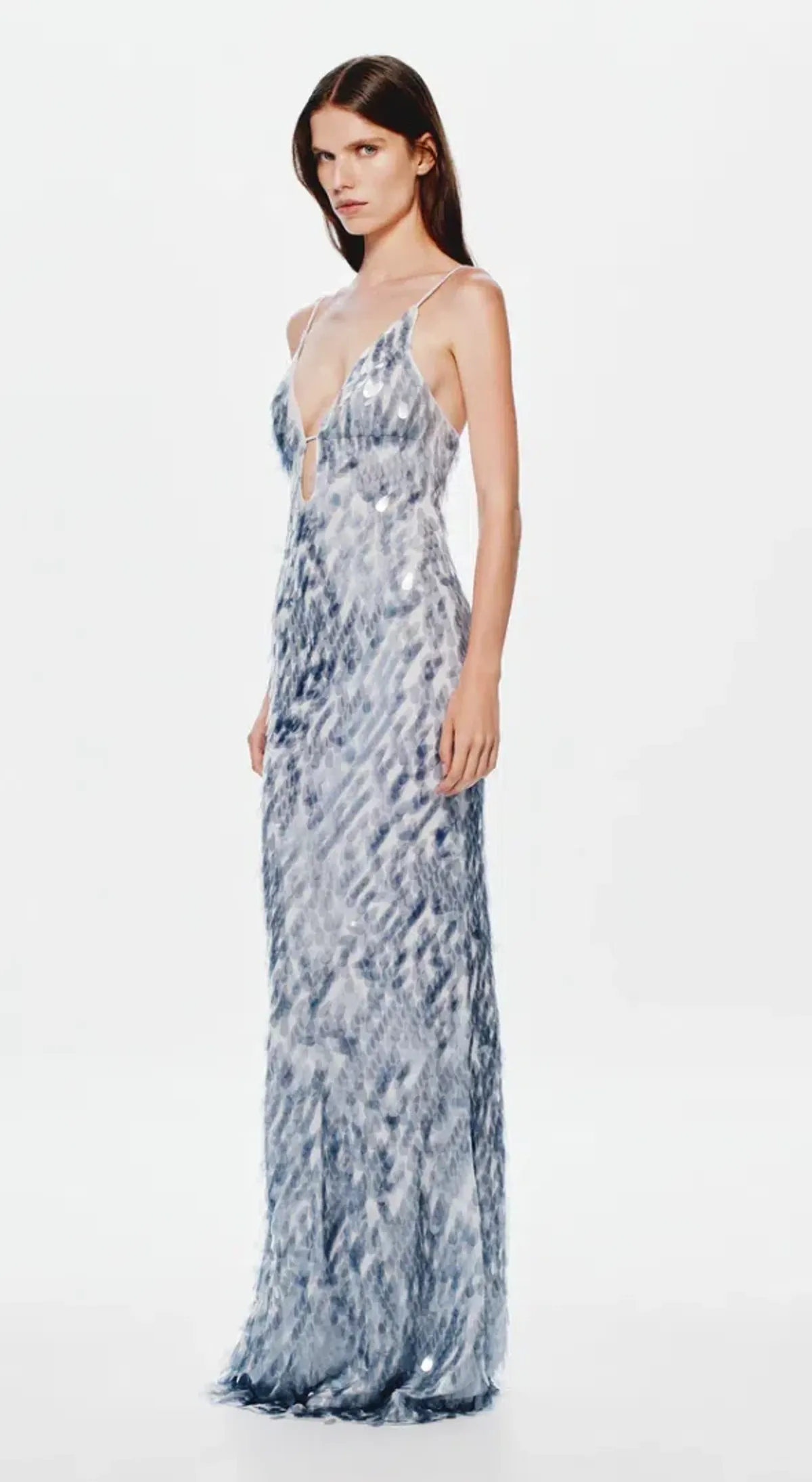 Misha | Sapphire Gown (Dove Grey) - Image 4