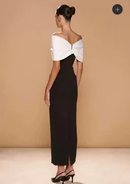 Sonya Moda Belluno dress black and white size L for rent on The Volte - image 4