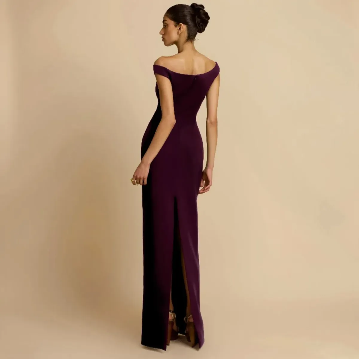 Arcina Ori Ellery Maxi Dress Plum Size Medium - Image 3