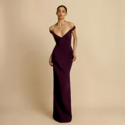 Arcina Ori Ellery Maxi Dress Plum Size Medium for rent on The Volte - image 1