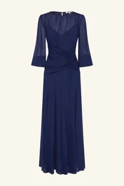 Shona Joy Romy High Neck Balloon Sleeve Maxi Dress; size 12 for rent on The Volte - image 6
