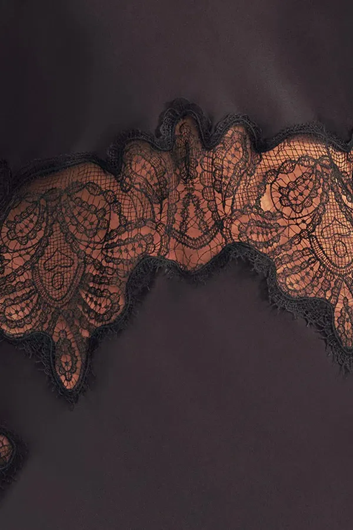 Shona Joy Jamila Lace High Neck Maxi Dress; size 8 - Image 8