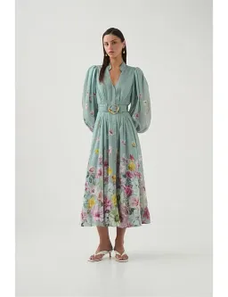 Aje Fleur Shirt Dress Size AU 10 for rent on The Volte - image 4