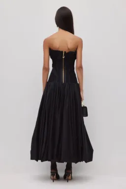 🖤 AJE Ivy Bubble Hem Gown – Black – Size 10 AU Strapless Formal Maxi Dress🖤 for rent on The Volte - image 9