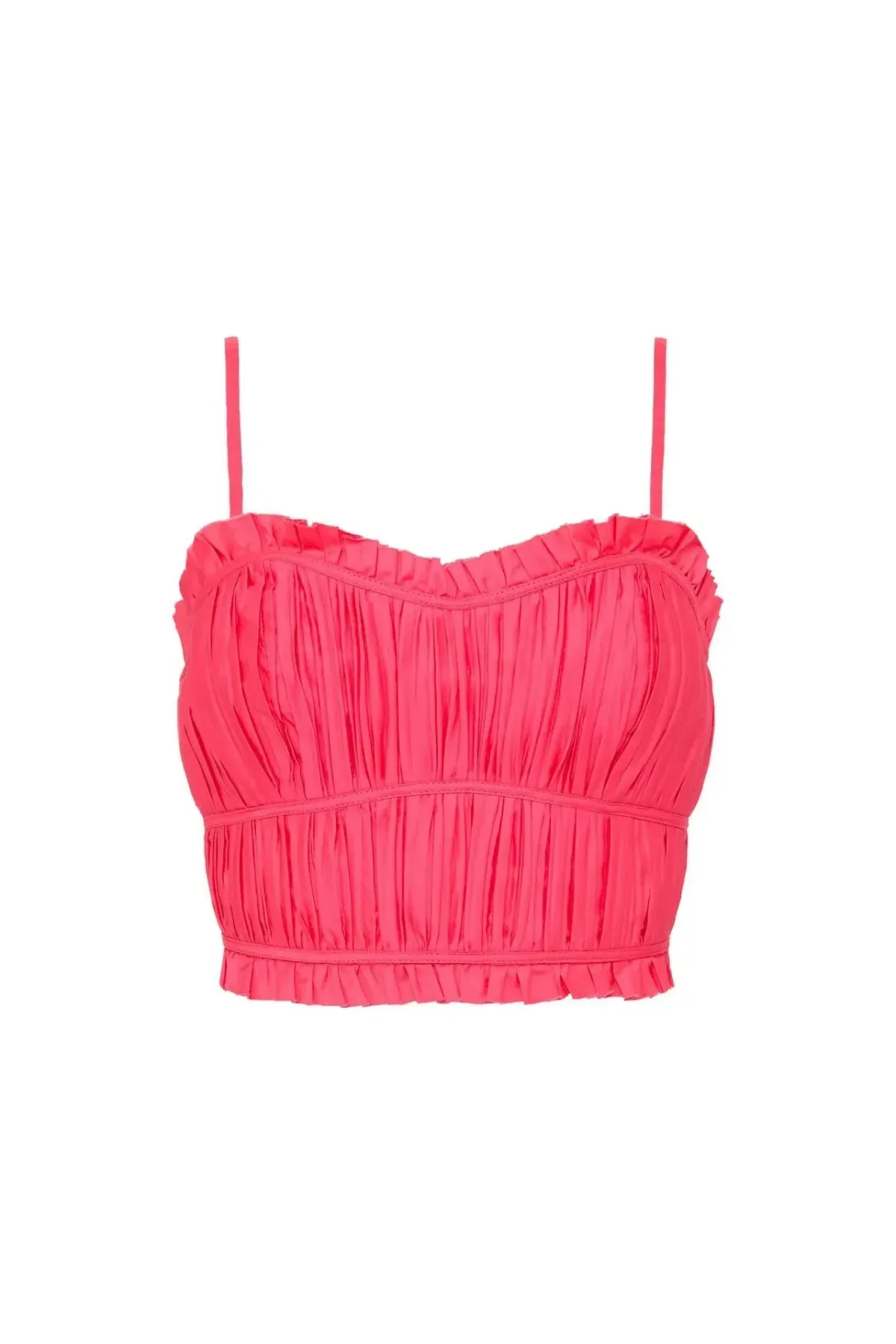 AJE 2-piece size 8 Pepper Ruched Bodice & Curve Midi Skirt Rouge Pink - Image 11