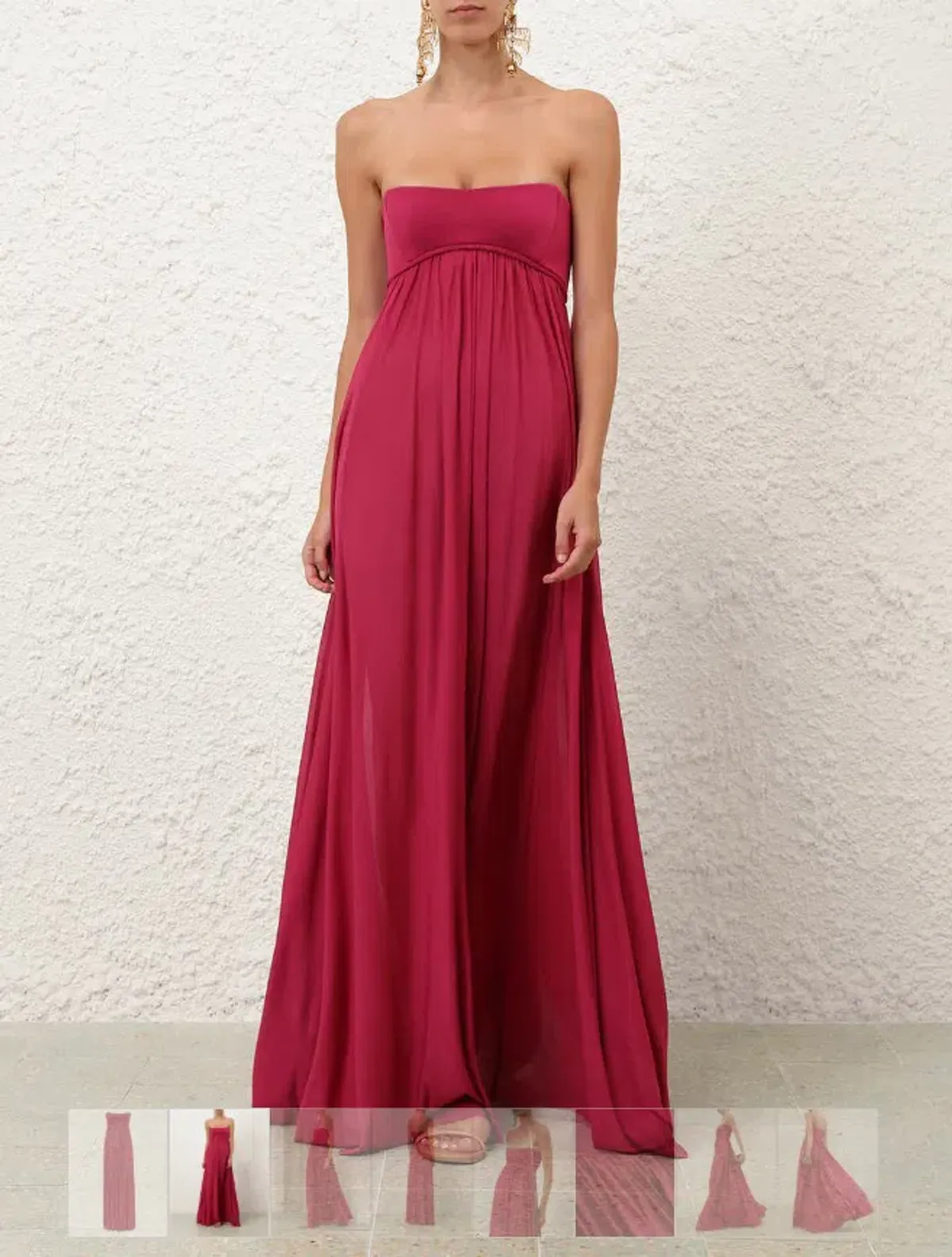 Zimmermann Luna Jersey Bandeau Gown Size 0 - Image 2