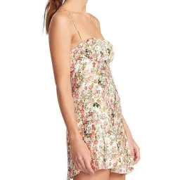 Bec & Bridge Camellia Delights silk mini dress 12 for rent on The Volte - image 2