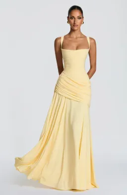 Babyboo Sura Maxi Dress Lemon M for rent on The Volte - image 1