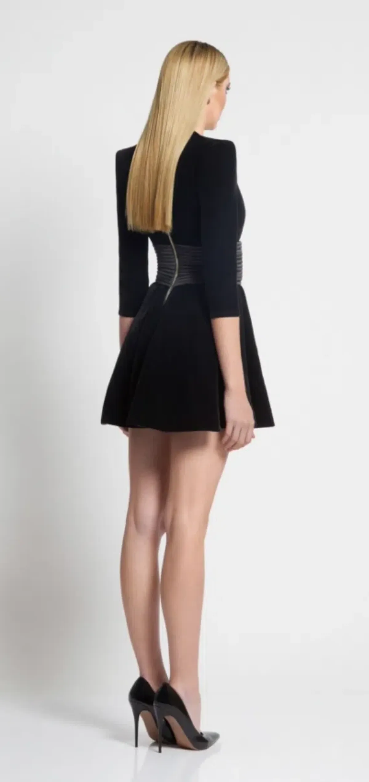 Join the Club Mini Dress - Black Sz 14 - Image 2
