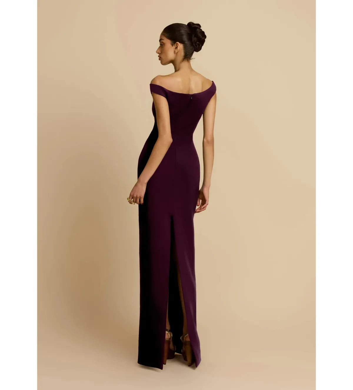 Arcina Ori Ellery Maxi Dress Plum Size M/AU 10 - Image 3