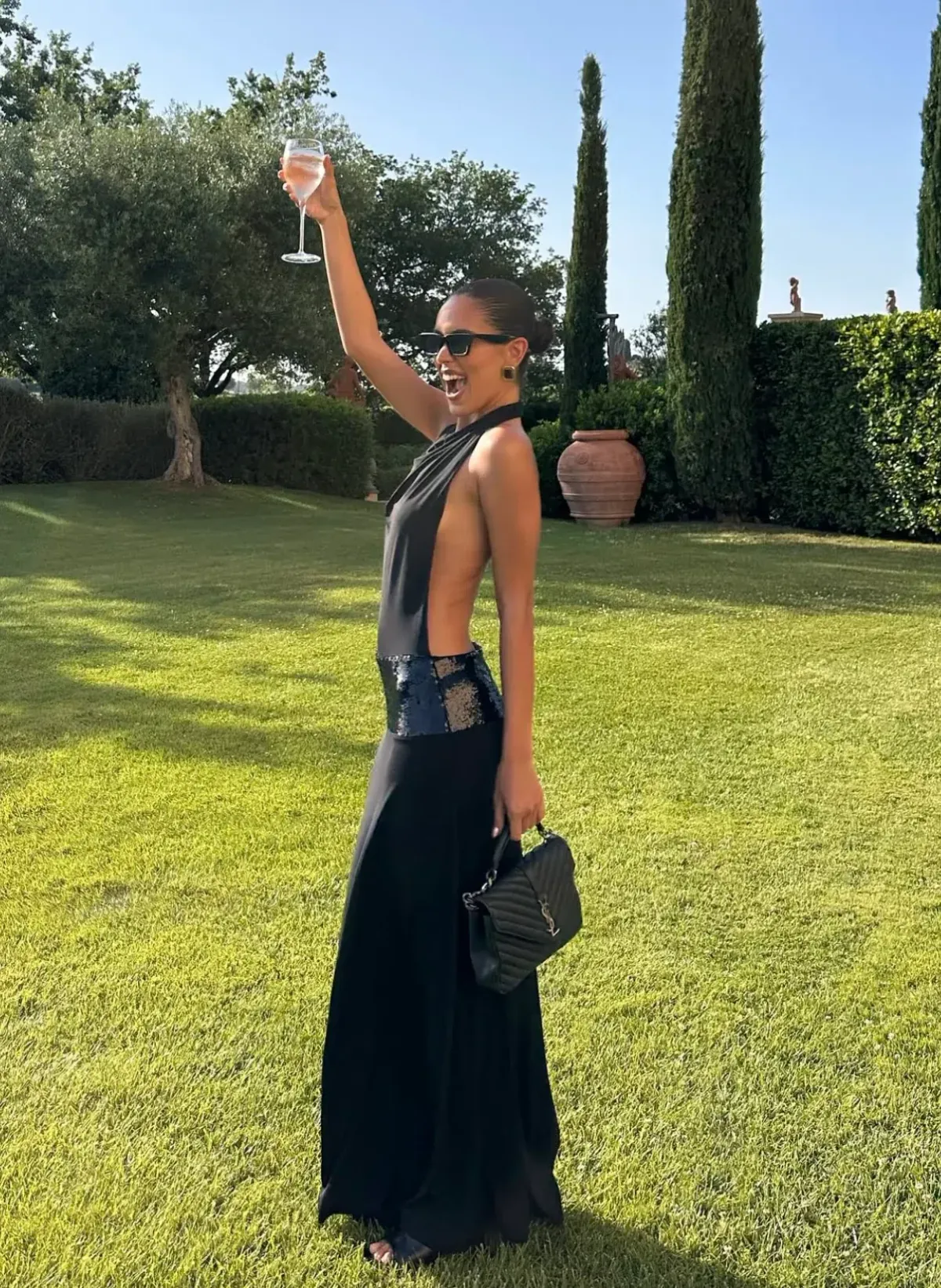 Ance Gria Adele Gown - Black - Image 3