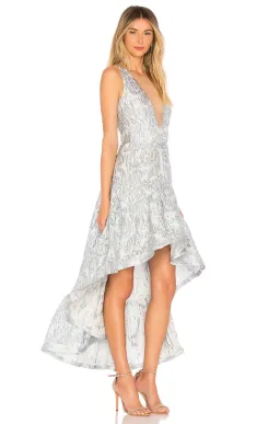 Bronx and Banco Fiona Gown Silvery Blue Size 10 for rent on The Volte - image 1