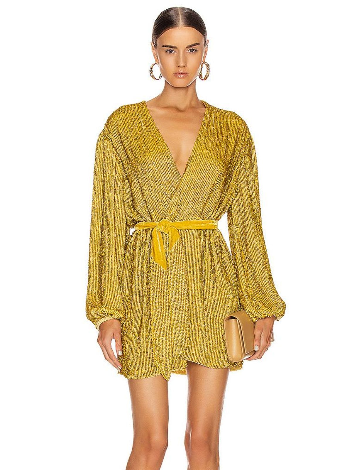 Retrofete Gabrielle Robe Mini Dress in Citrus Size S / Au 8 (BNWT!) - Image 2