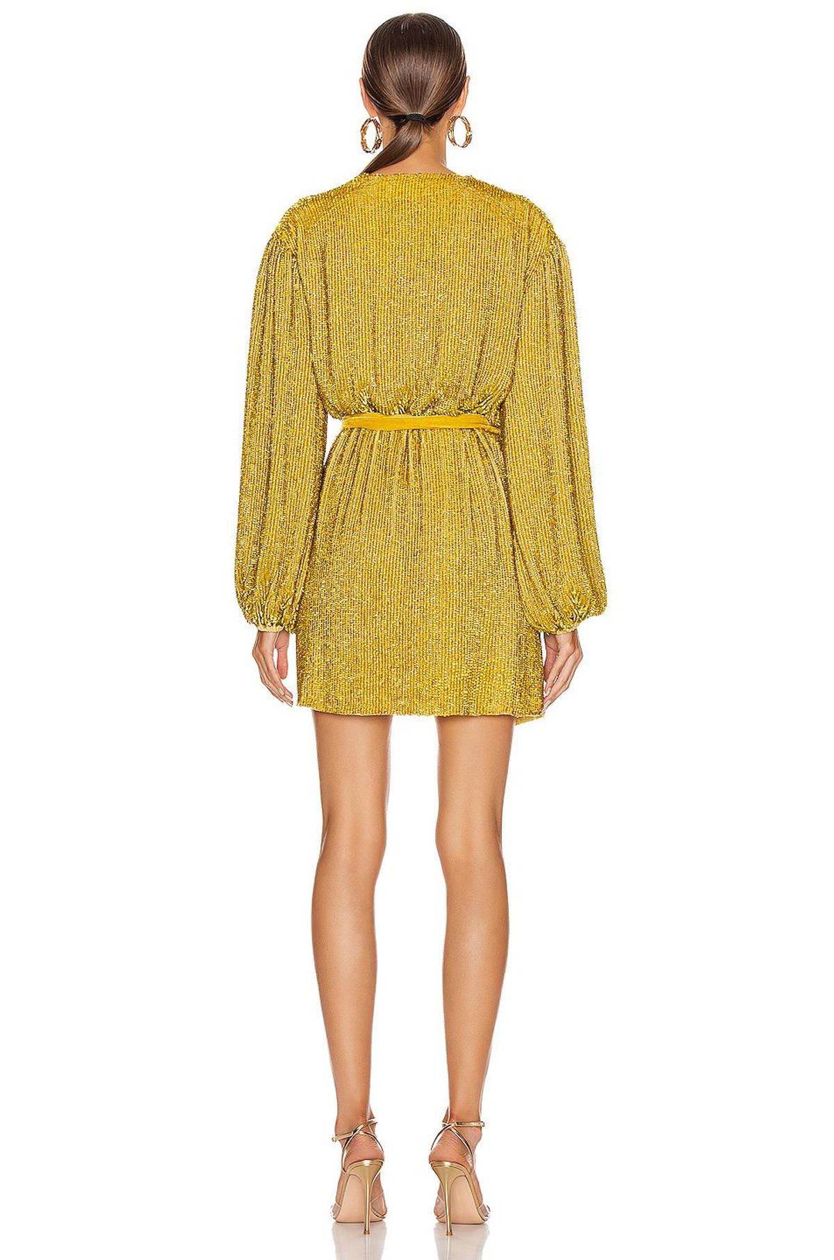 Retrofete Gabrielle Robe Mini Dress in Citrus Size S / Au 8 (BNWT!) - Image 3