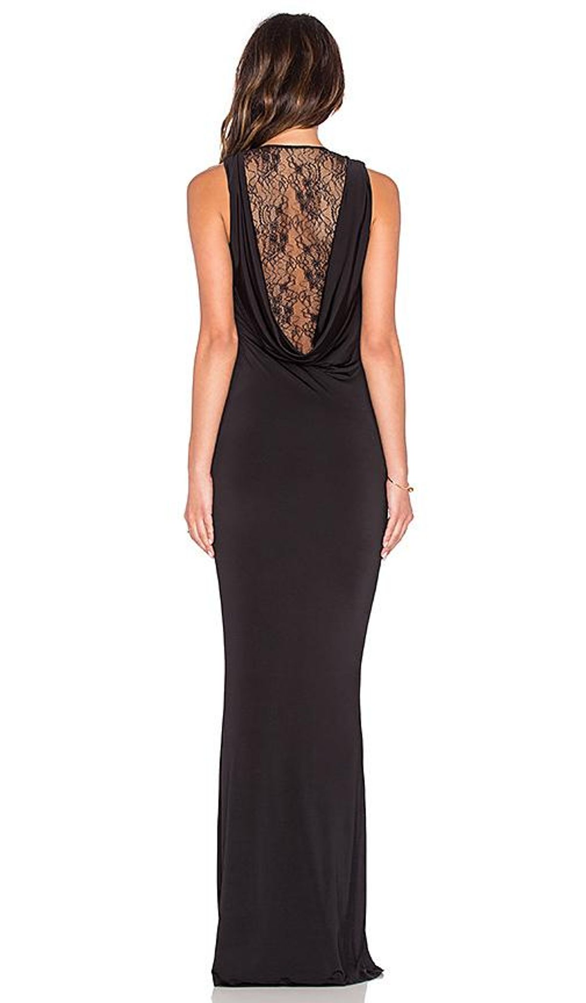 Nookie Eyes Wide Shut Drape Gown in Black - Image 3