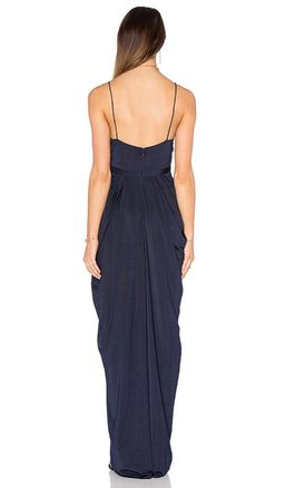 Elle Zeitoune Susanna Maxi Dress Navy Size 8 for rent on The Volte - image 2