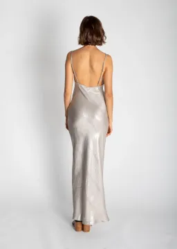 Rat & Boa Gaia Slip Dress Silver Size 6 for rent on The Volte - image 3