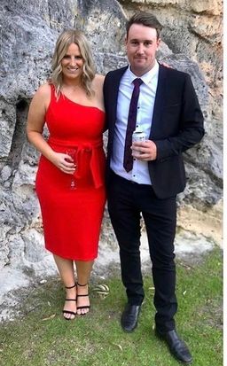 Shona Joy Red Knot Dress Size 14 for rent on The Volte - image 2