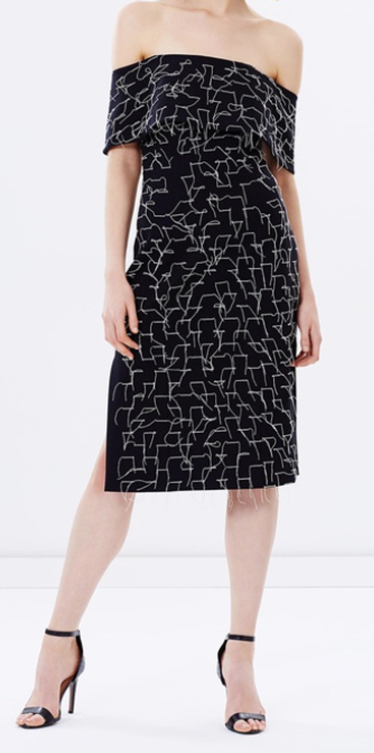 C/Meo Collective Phase 2 Black & White Phase 2 Dress - Image 3