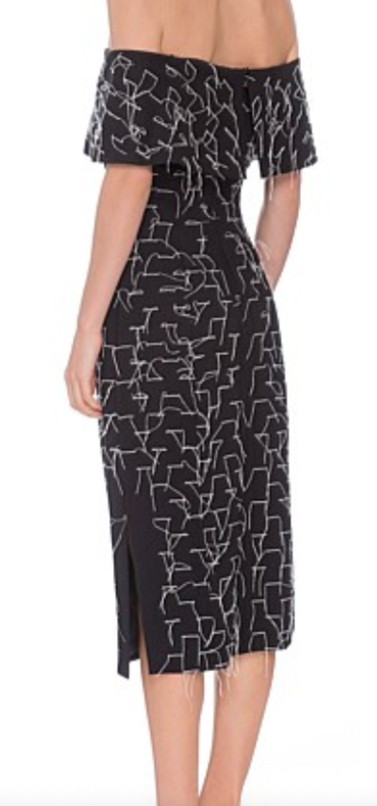 C/Meo Collective Phase 2 Black & White Phase 2 Dress - Image 4