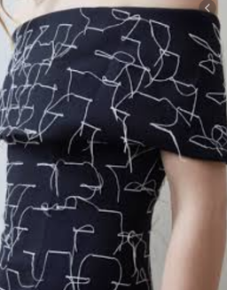 C/Meo Collective Phase 2 Black & White Phase 2 Dress for rent on The Volte - image 2