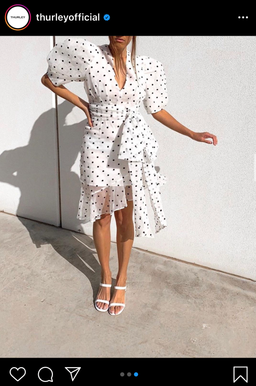 Thurley Glider Dress white size 10 for rent on The Volte - image 2