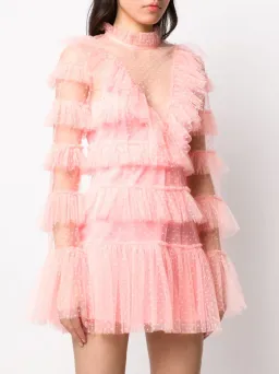 Alice McCall Tokyo Skies Mini Dress Pink Size 10 for rent on The Volte - image 2