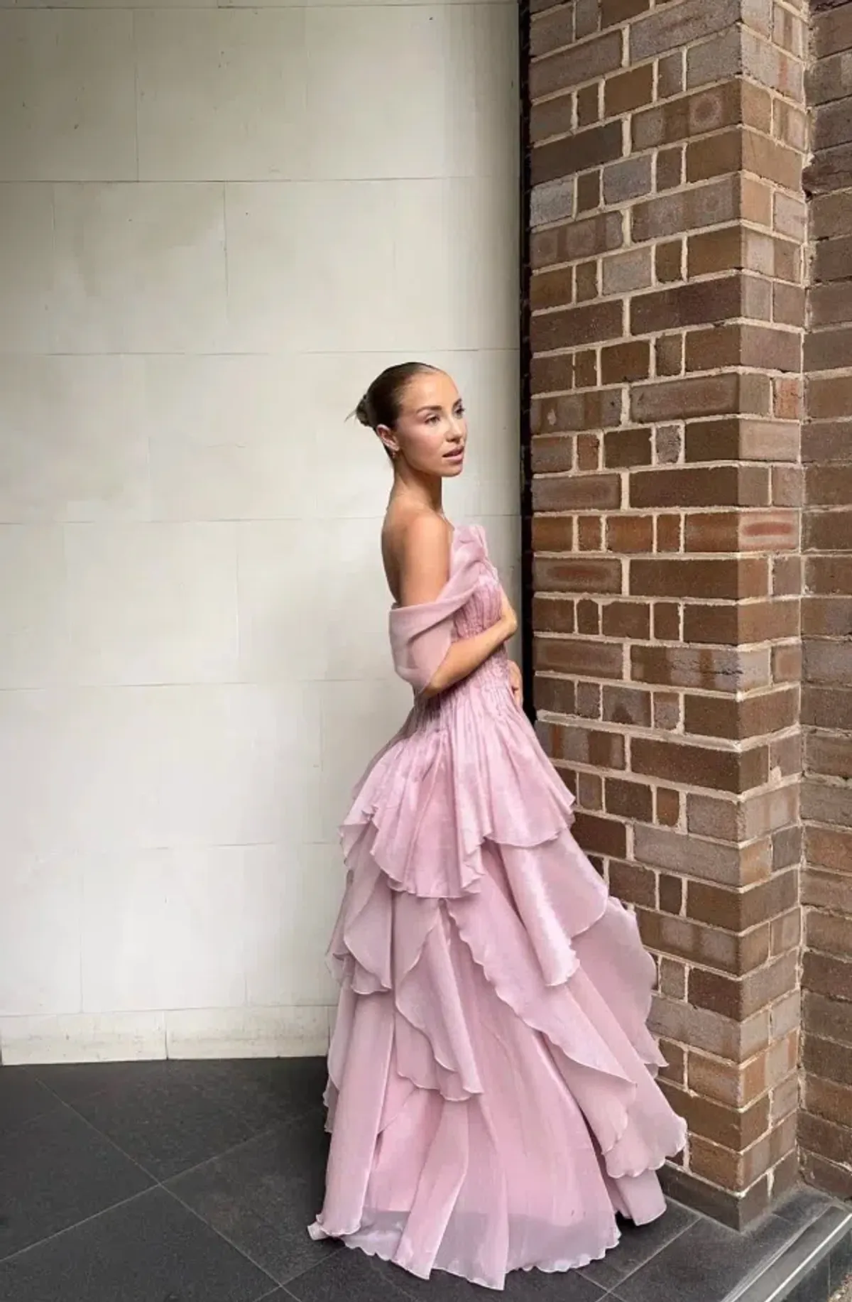 Nisha Gown | Fawn Pink - Size 4 - Image 4