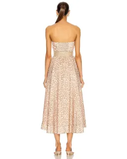 Zimmermann Carnaby Bustier Midi Dress Print Size 3 / AU 14 for rent on The Volte - image 2