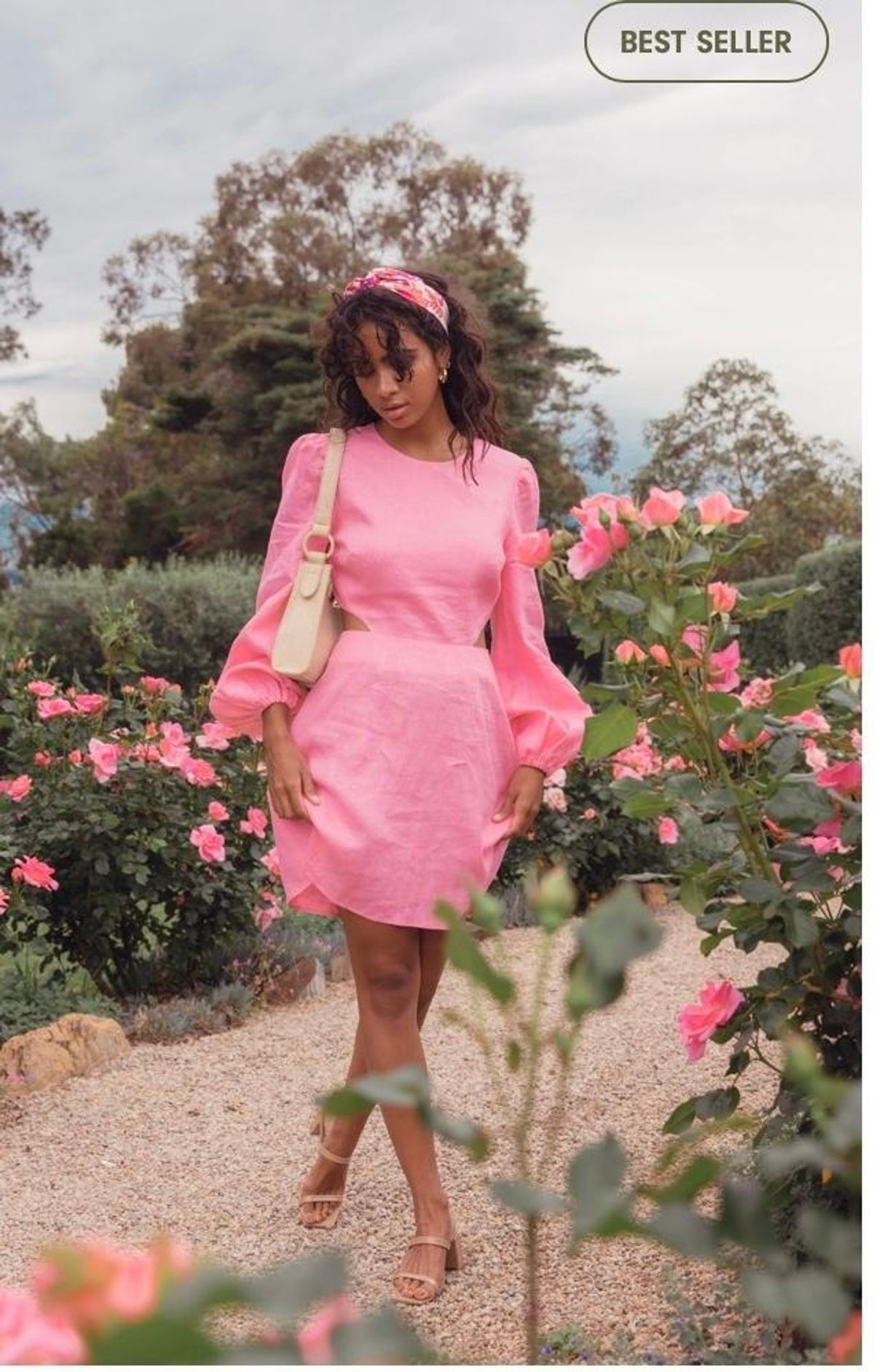 Safi Linen Wolf Gang Dress - candy Size S - Image 2