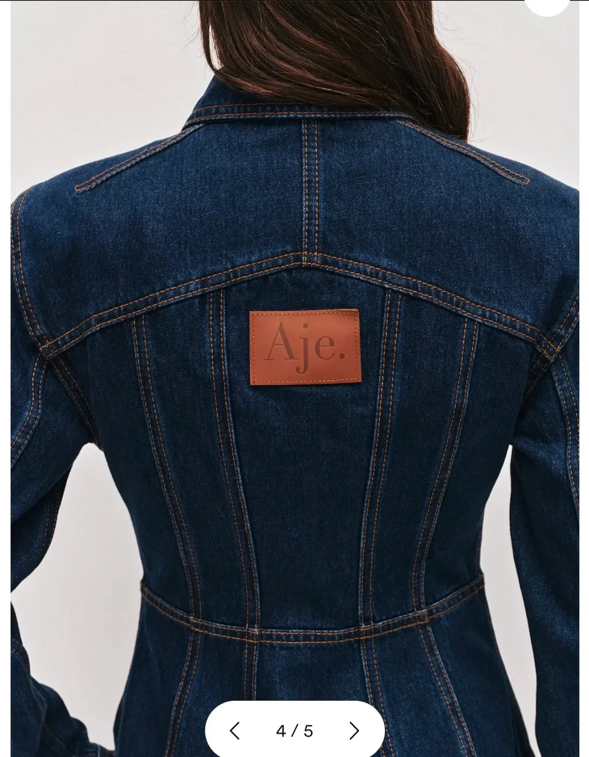 Aje Elodi Denim Set size 6 - Image 3