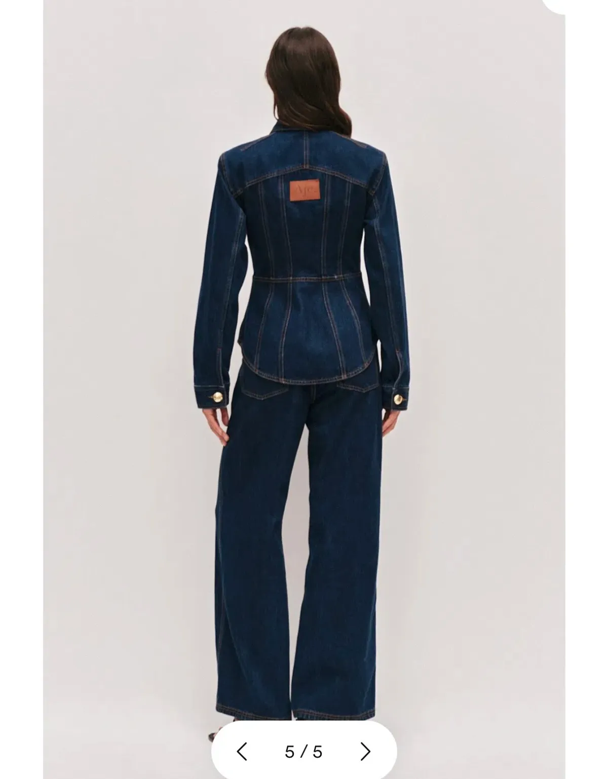 Aje Elodi Denim Set size 6 - Image 4