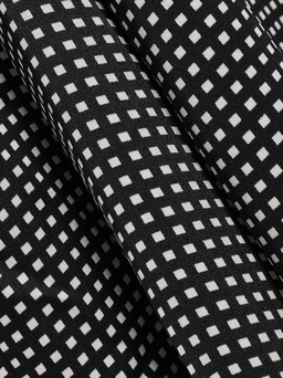 Equipment - Bancort belted black checked crepe de chine shirt dress size 8 for rent on The Volte - image 4