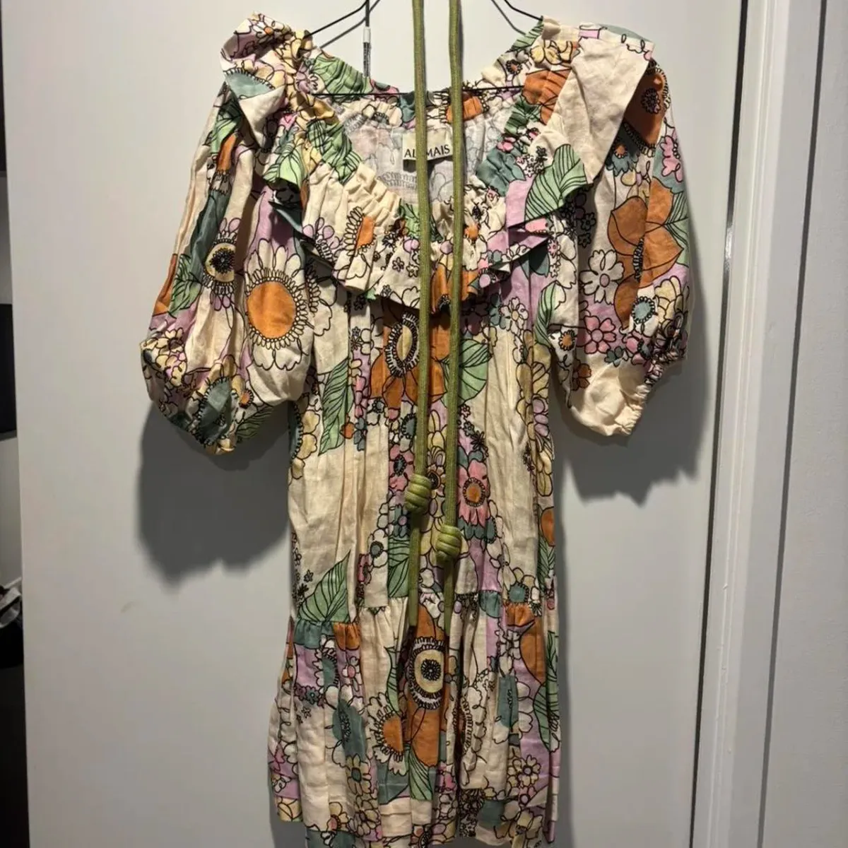 Alemais Farah ruffle mini dress - Image 4